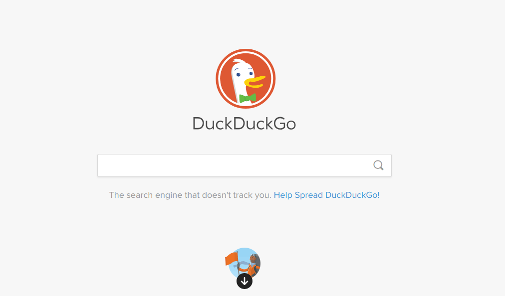 search engines like duck duck go