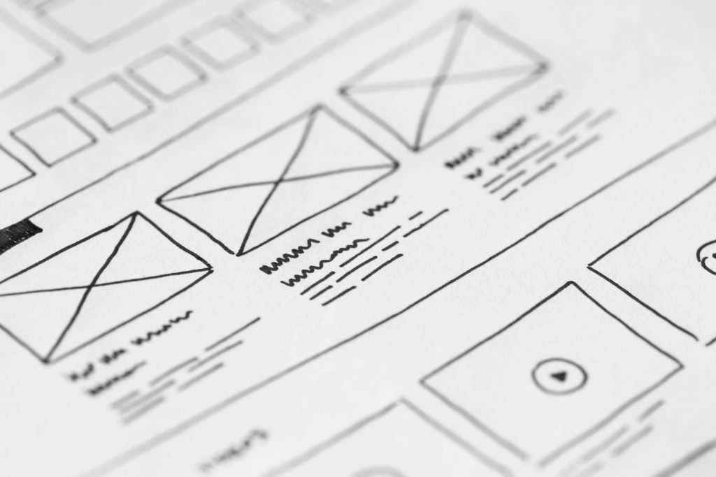 Wireframe For A Website