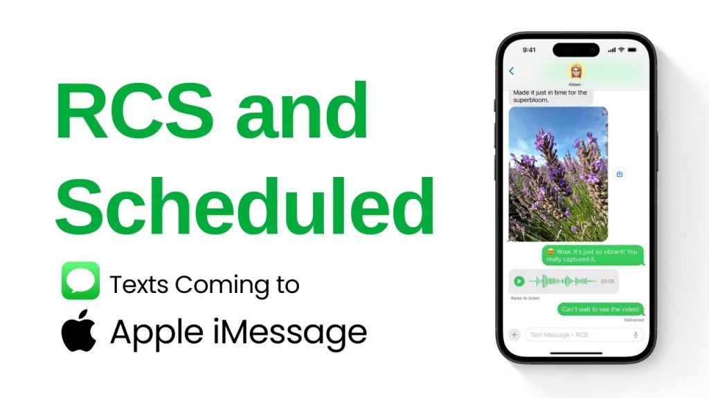 RCS and Scheduled Texts Coming to Apple iMessage