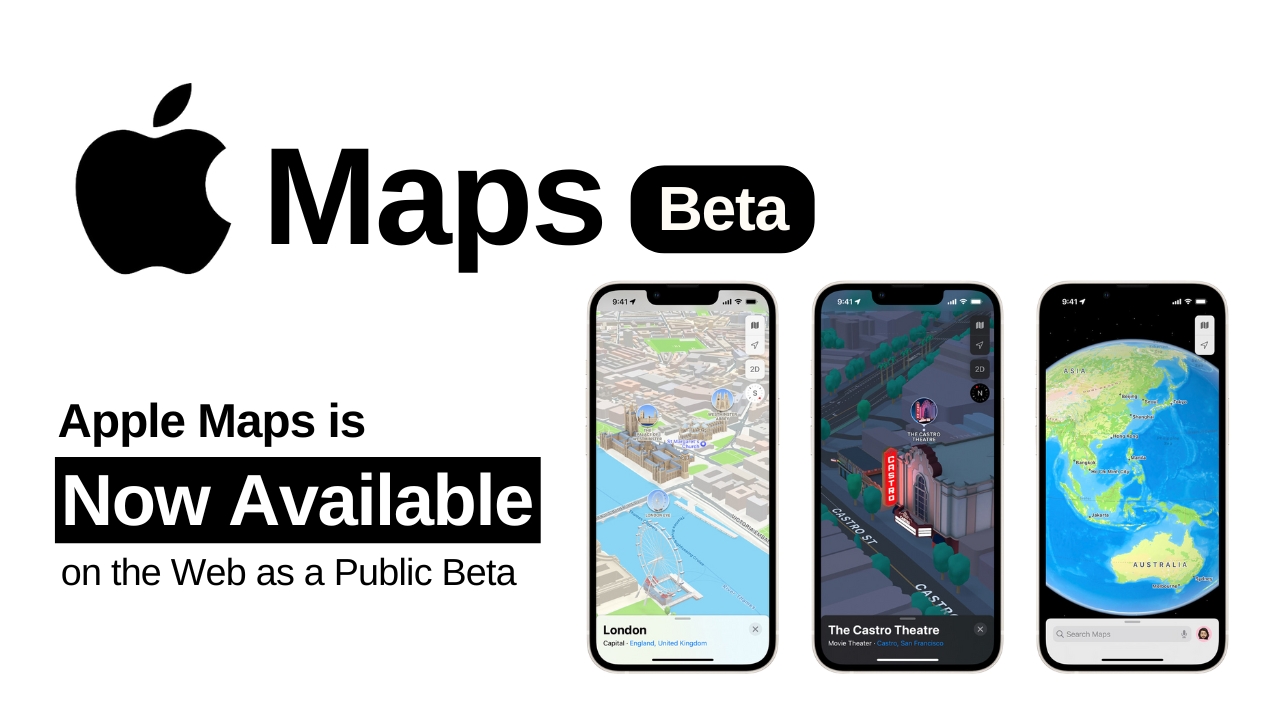 Apple Maps Is Now Available on the Web as a Public Beta