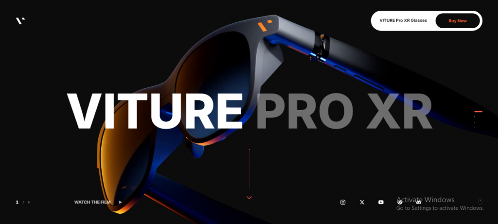 Viture Pro XR: Smart Glasses Providing A Compact XR Experience