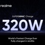 Realme 320W SuperSonic Charge: Fastest Charging Technology