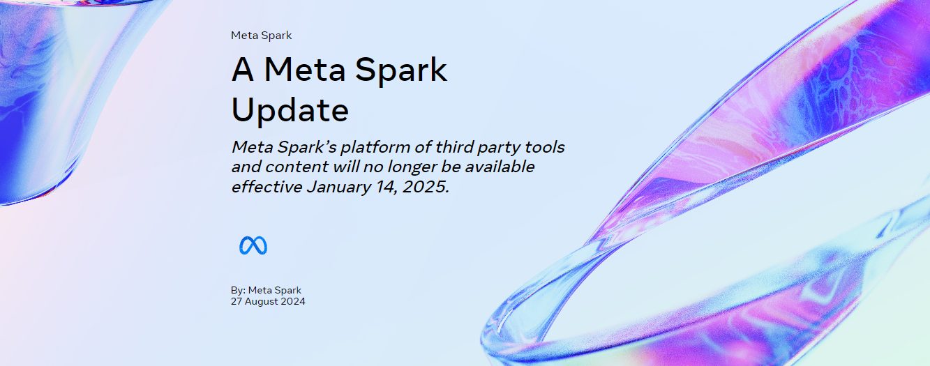 Meta Spark AR Will Shut Down in 2024