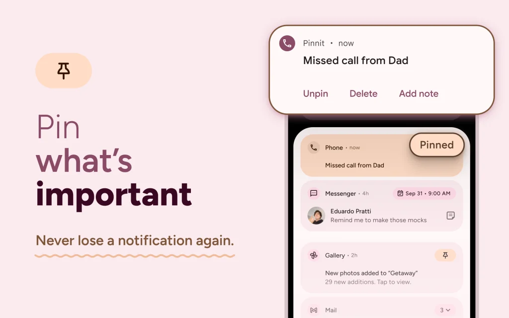 Pinnit: A Startup App For Managing Notifications