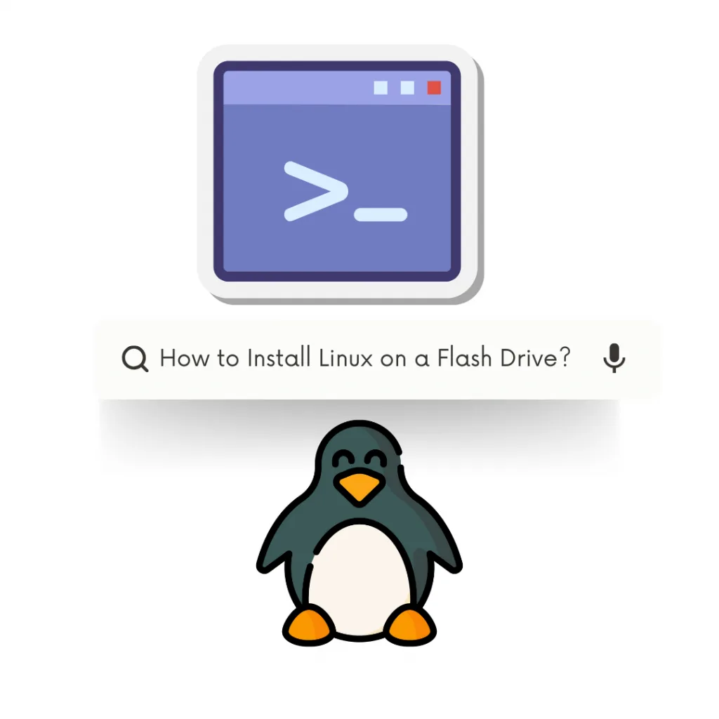 how to install linux on a flash drive